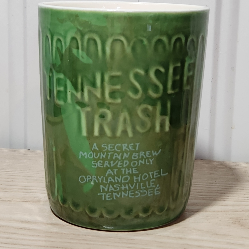 Vintage Opryland USA Green Tennessee Trash Opryland Hotel Secret Mountain Brew